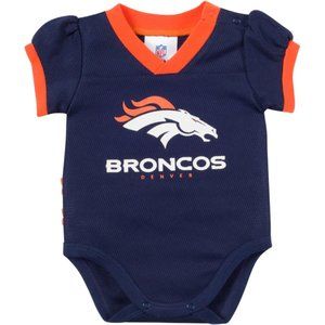 Baby Girls Denver Broncos Jersey Bodysuit New with tags